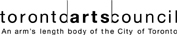 Logo for the Toronto Arts Council